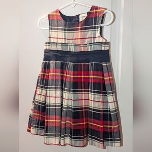 Osh Kosh Bgosh Plaid Toddler Girls Dress Size 2T